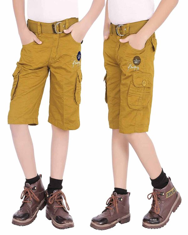 Boy's Regular Fit Cargo Shorts